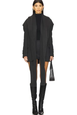 Scarf-detailed Cachet Blazer Jacket