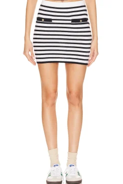 Selene Striped Skirt