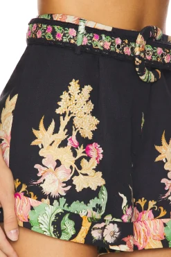 Shorts With Buckle Belt