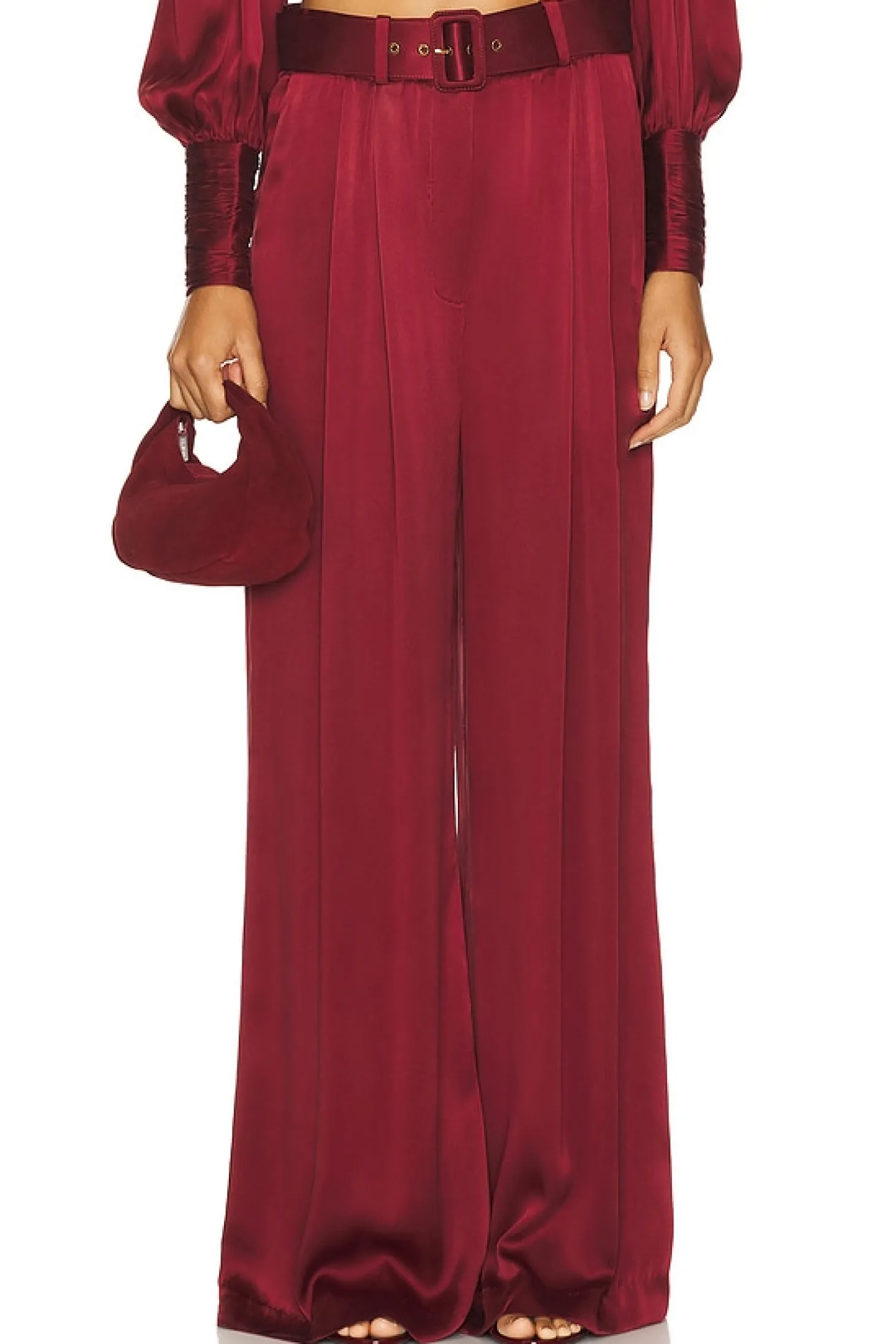 Silk Tuck Pant