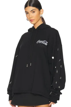 Silver Charm Sleeves Hoodie