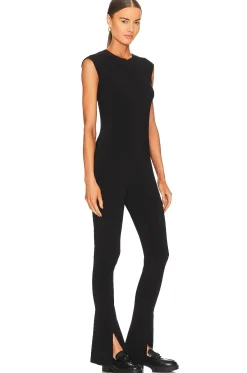 Sleeveless Spat Legging Catsuit