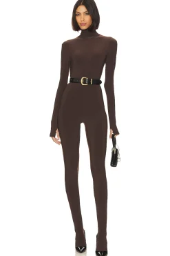 Slim Fit Turtle Catsuit With Footsie