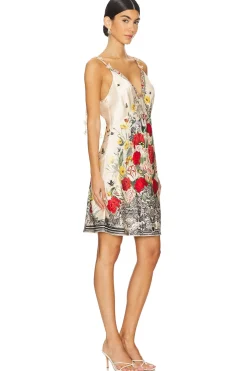 Slip Dress With Back Frill