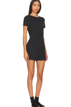 Soft Modal Rib Tee Short Set