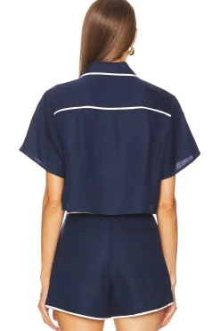 Solange Short Sleeve Cropped Tee