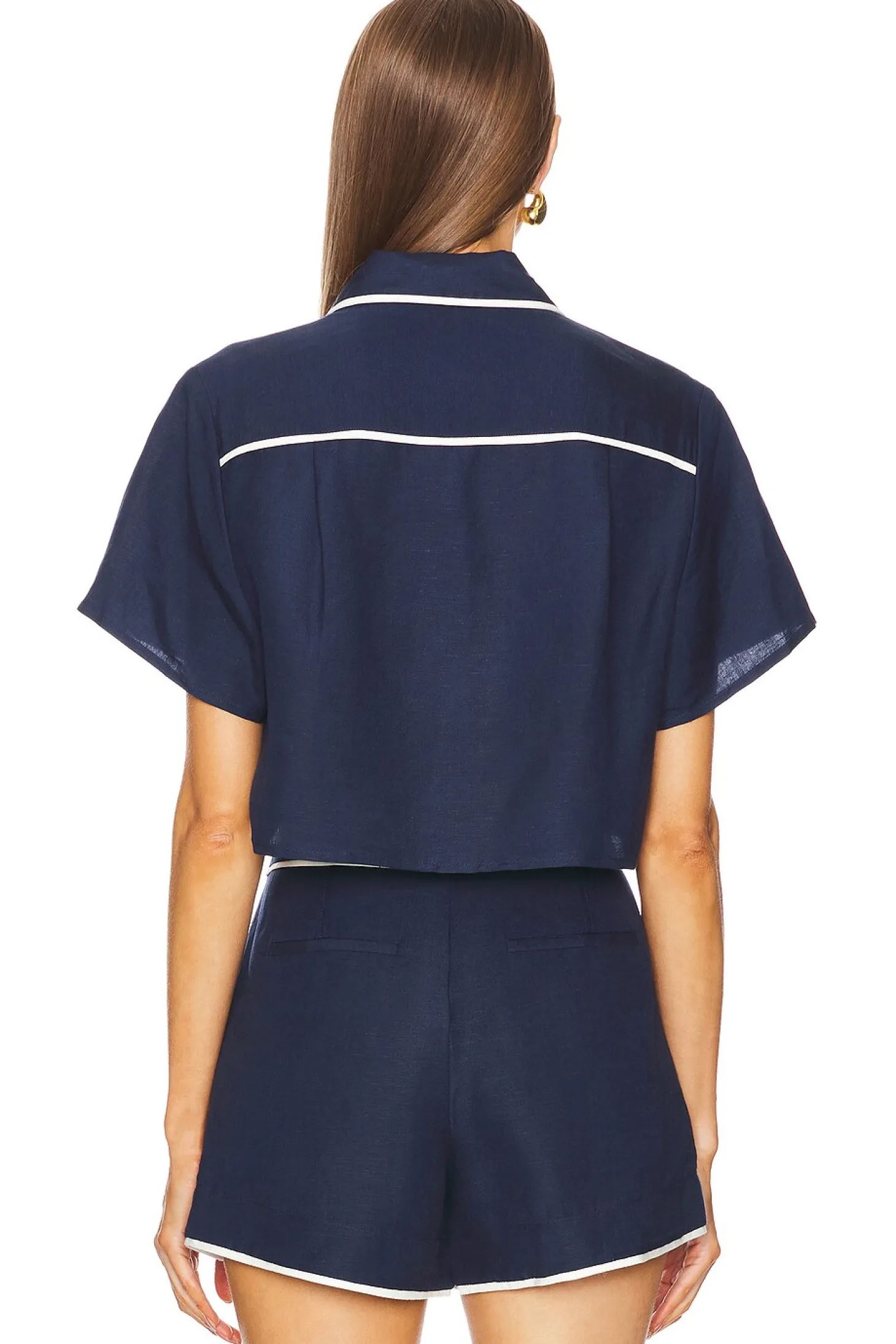 Solange Short Sleeve Cropped Tee