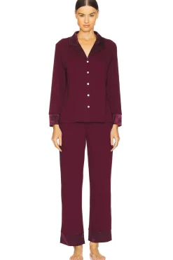 Solid Knit Long Sleeve Notch Set