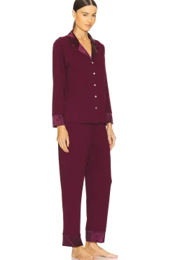 Solid Knit Long Sleeve Notch Set