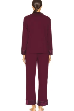 Solid Knit Long Sleeve Notch Set