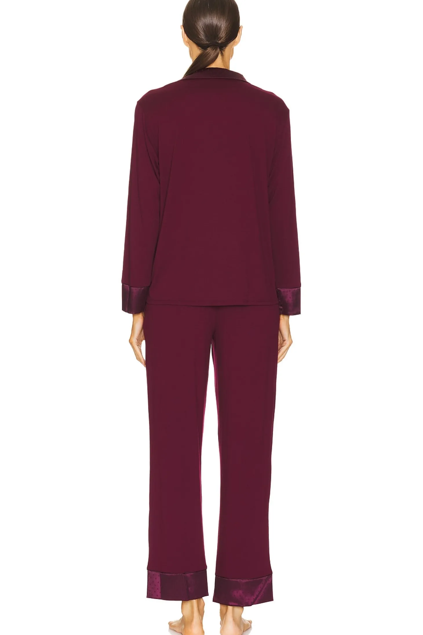 Solid Knit Long Sleeve Notch Set