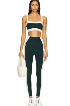 Spacedye Vitality Colorblock High Waisted Midi Legging