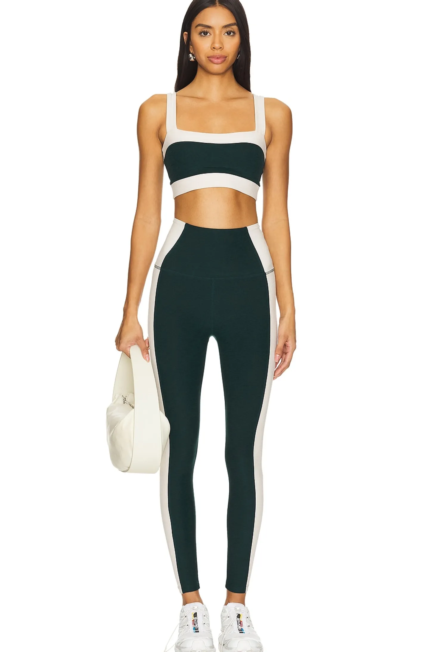 Spacedye Vitality Colorblock High Waisted Midi Legging