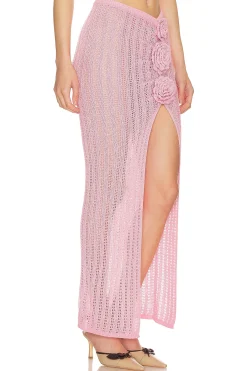 Stella Rosette Maxi Skirt
