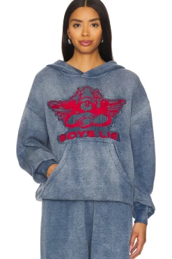 Stitch Me Up Interlock Racer Hoodie