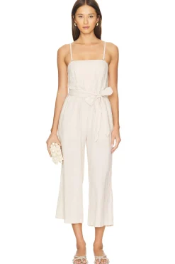 Strapless Smocked Back Jumpsuit