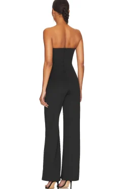 Strapless V Scuba Jumpsuit