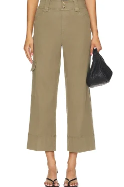 Stretch Twill Cropped Trouser