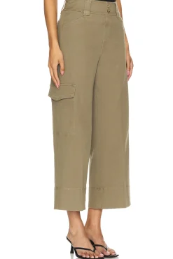 Stretch Twill Cropped Trouser