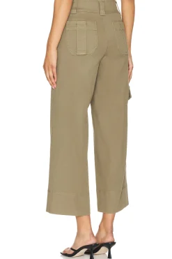 Stretch Twill Cropped Trouser