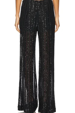 Striped Sequin Trousers