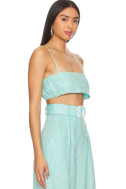 Structured Bandeau Crop Top