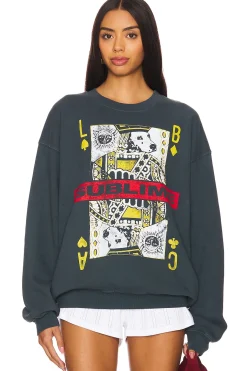 Sublime Playing Card Bf Crew Sweatshirt