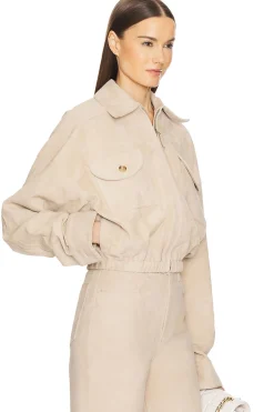 Suede Bomber Jacket