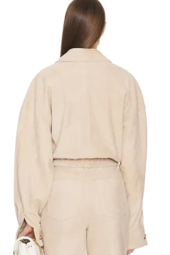 Suede Bomber Jacket