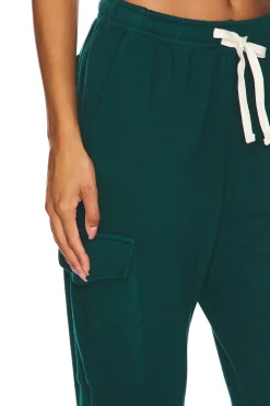 Supersoft Fleece Cuff Cargo Sweat Pant