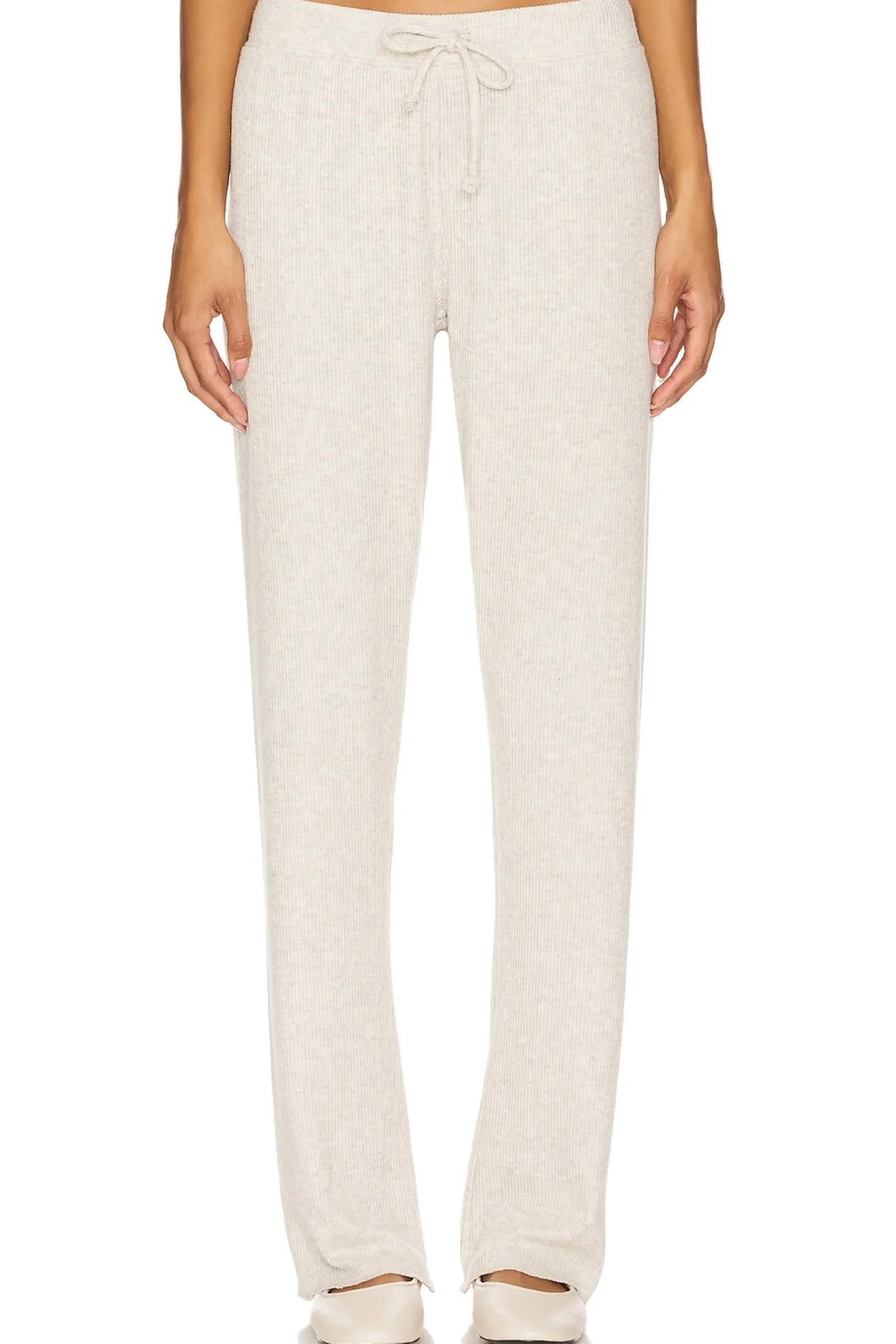 Sweater Rib Straight Leg Pant