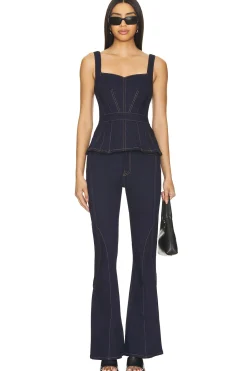 Sweetheart Seamed Top