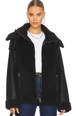 Symbiosis Faux Fur Jacket