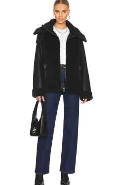 Symbiosis Faux Fur Jacket