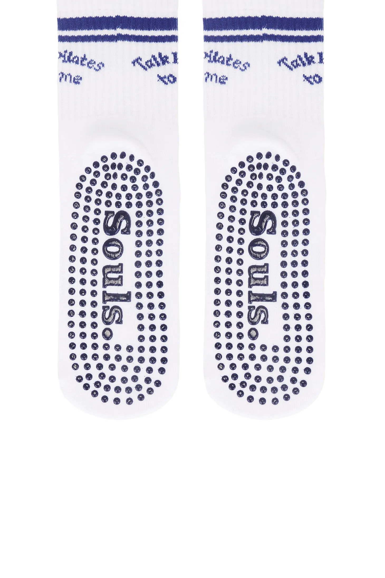 Talk Pilates To Me Grip Socks