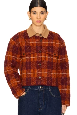 Tartan Cropped Cashmere Jacket