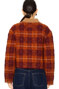 Tartan Cropped Cashmere Jacket