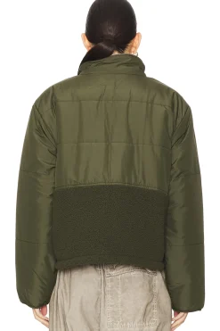 Tasha Reversible Puffer Sherpa Jacket