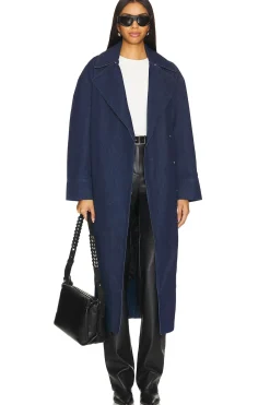 Tate Denim Trench Coat