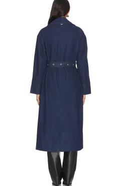 Tate Denim Trench Coat