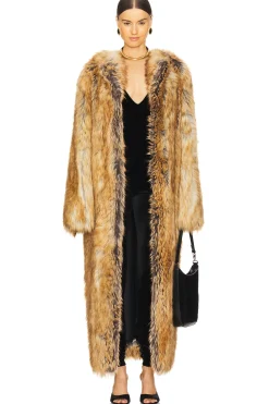 Taylor Faux Fur Maxi Coat