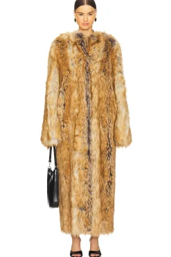 Taylor Faux Fur Maxi Coat