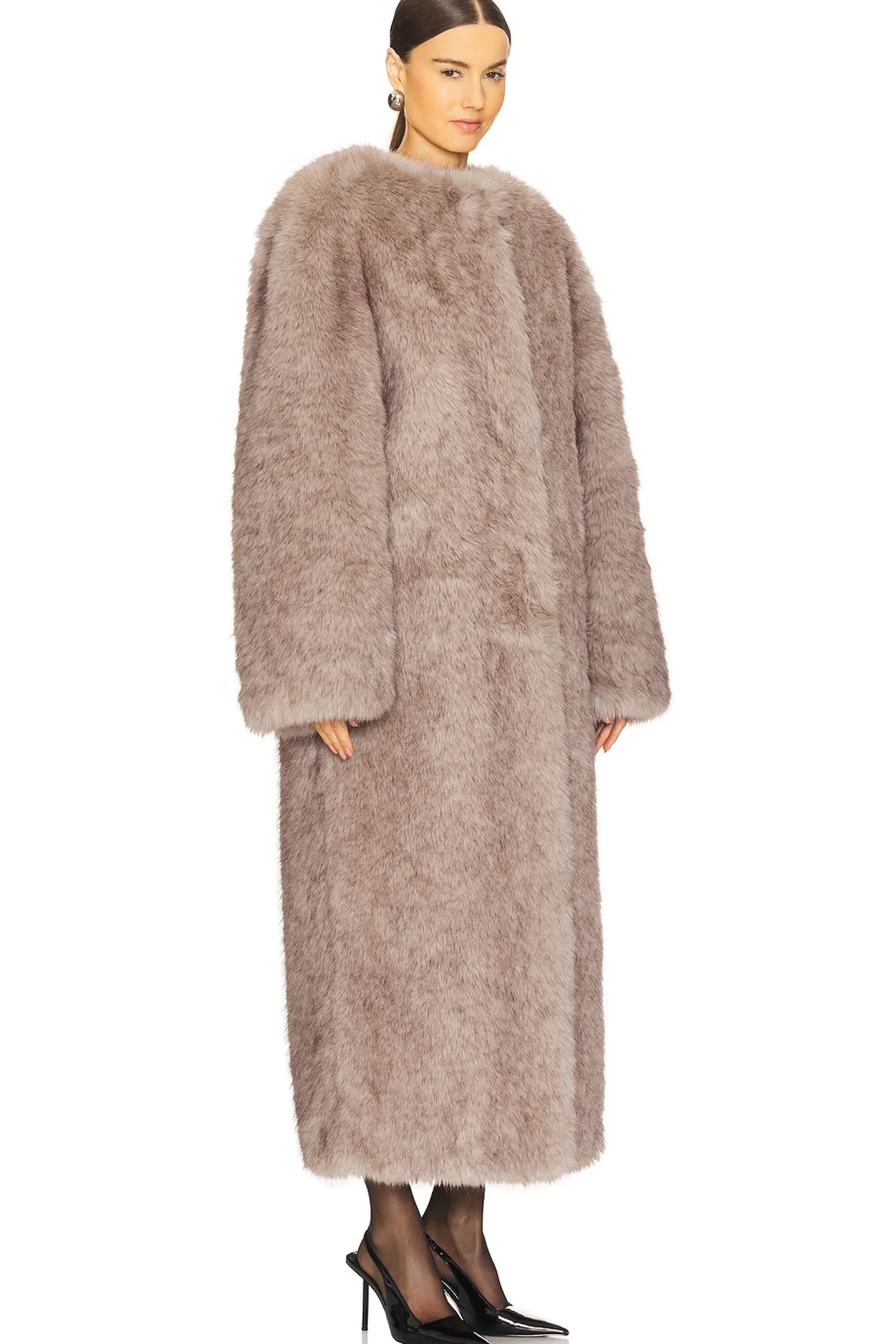 Taylor Faux Fur Maxi Coat
