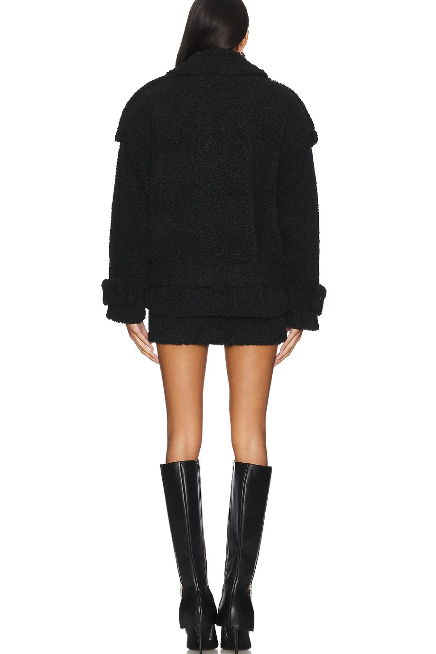 Teddy Belt-detailed Coat