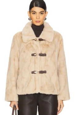 Tegan Faux Fur Coat