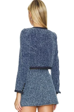 Textured Denim Jacket