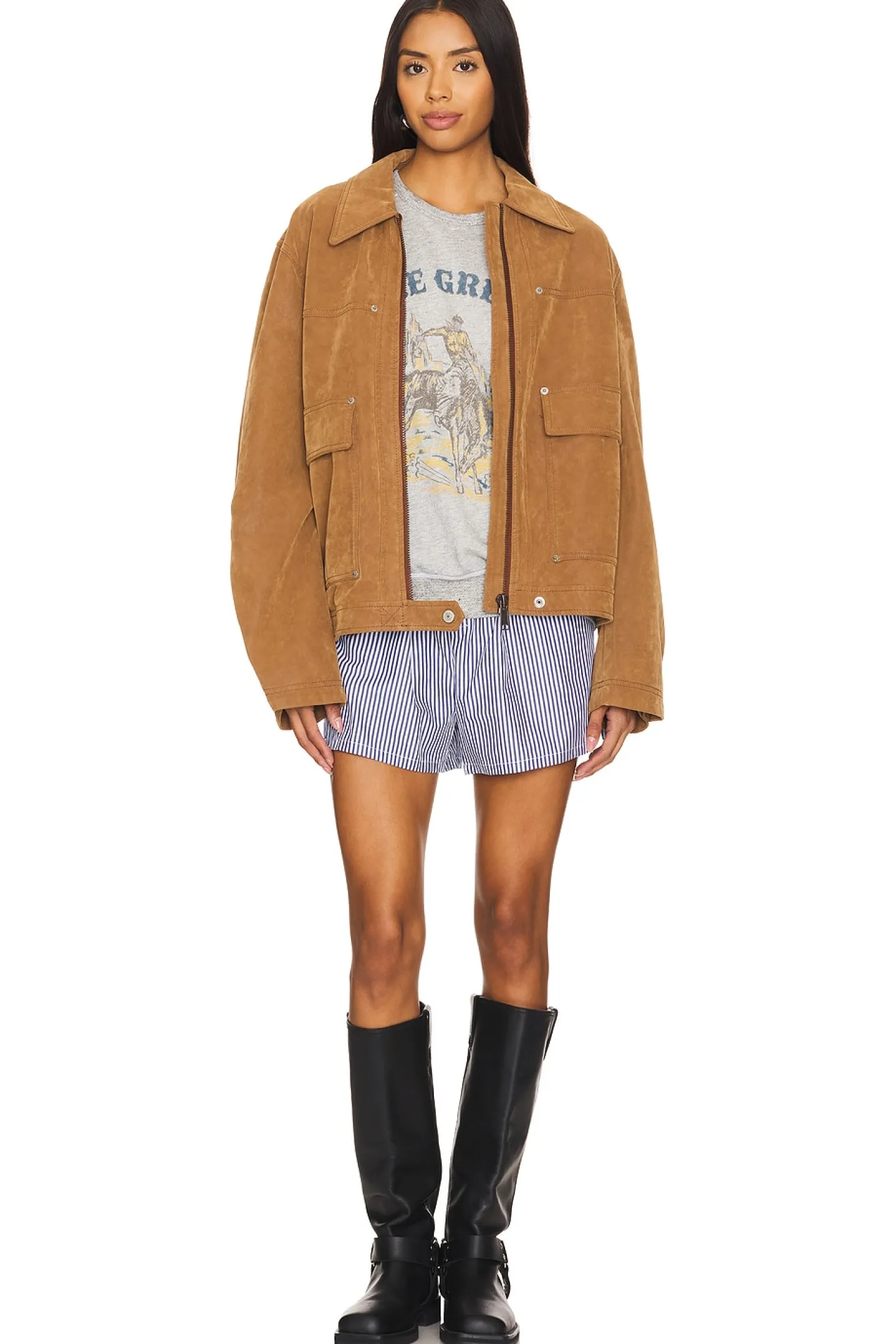 The College Sweatshirt With Rodeo Graphic