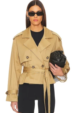 The Cropped Charles Trench Coat