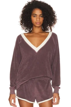 The Microterry V-Neck Sweatshirt