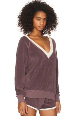 The Microterry V-Neck Sweatshirt